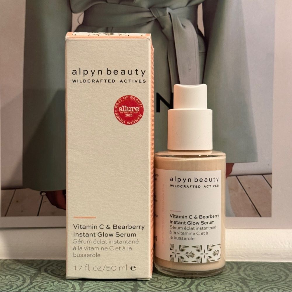 ✨ Alpyn Beauty Vitamin C & Bearberry Instant Glow Serum — Full Size 1.7oz ✨